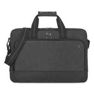 Urban Slimbrief, Fits Devices Up to 15.6", Polyester, 16" x 3" x 11.5", Gray-(USLUBN11010)