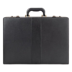 Classic Attache, Vinyl, 12.5 x 4 x 17.5, Black-(USLK854)