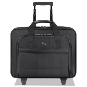 Classic Rolling Case, Fits Devices Up to 15.6", Ballistic Polyester, 15.94 x 5.9 x 12, Black-(USLB1004)