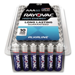 Alkaline AAA Batteries, 60/Pack-(RAY82460PPK)