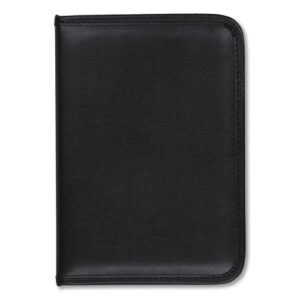 Professional Padfolio, 3/4w x 9 1/4h, Open Style, Black-(SAM70811)