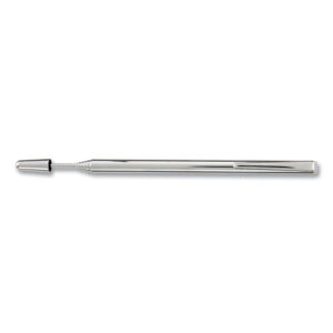 Slimline Pen-Size Pocket Pointer with Clip, Extends to 24.5", Silver-(APO18001)
