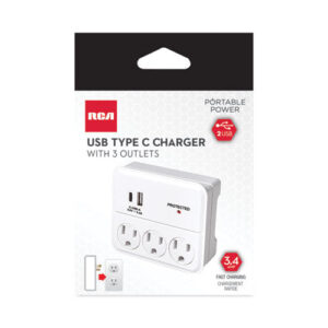 3-Outlet Wall Tap, White-(VOXPSWT334ACAV)